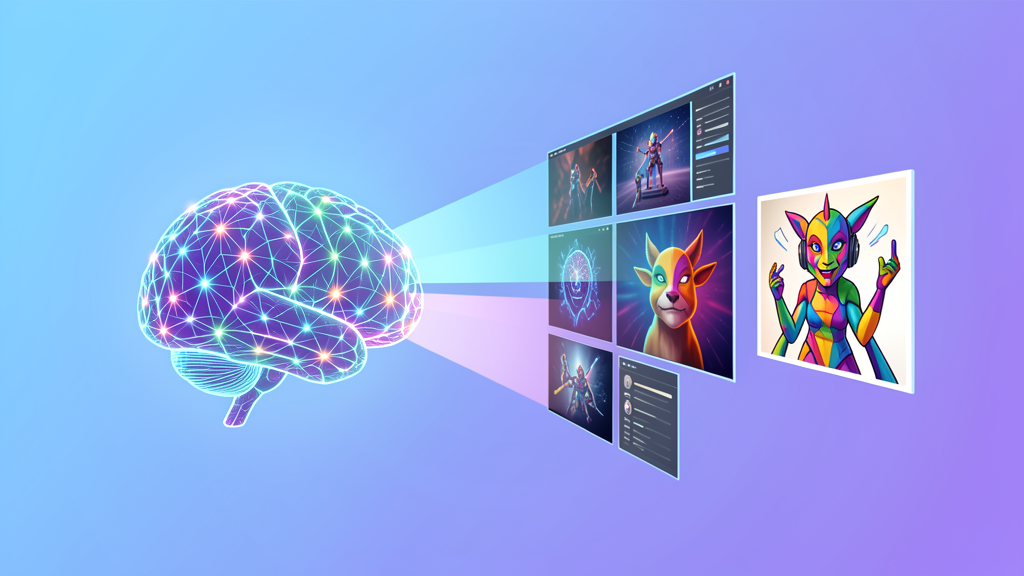 Inteligencia artificial generando imágenes